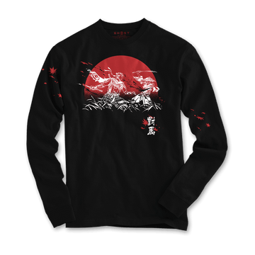 一騎打ち ロングスリーブTシャツ
