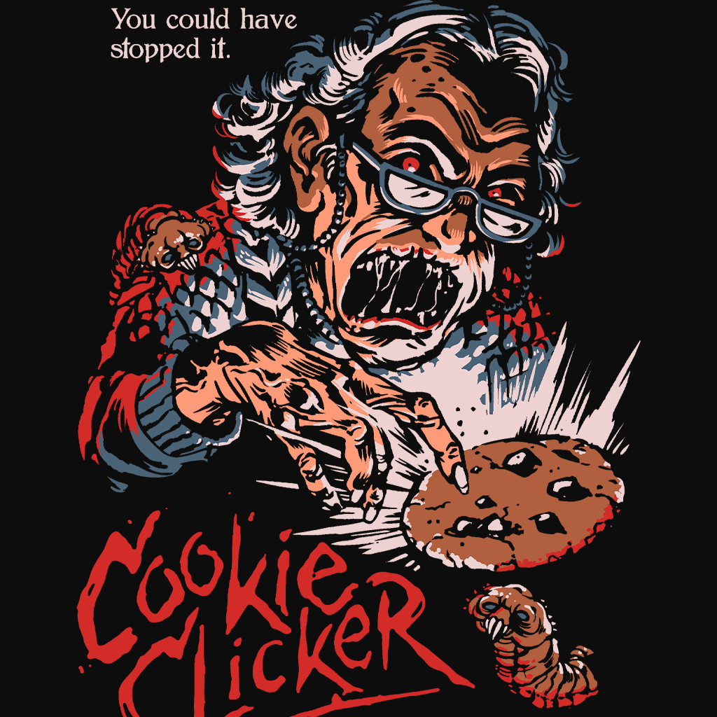 Cookie Clicker」- 不機嫌なグランマ Tシャツ - Fangamer Japan Cookie Clicker」- 不機嫌なグランマ Tシャツ - Fangamer Japan