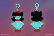 ターコイズ ぬいぐるみキーホルダー Thumbnail