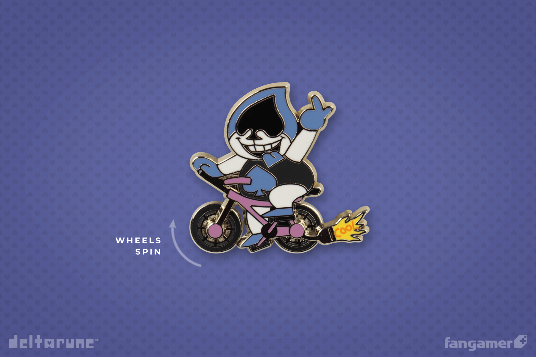 DELTARUNE」－ ランサーのCOOL自転車 ピンバッジ - Fangamer Japan
