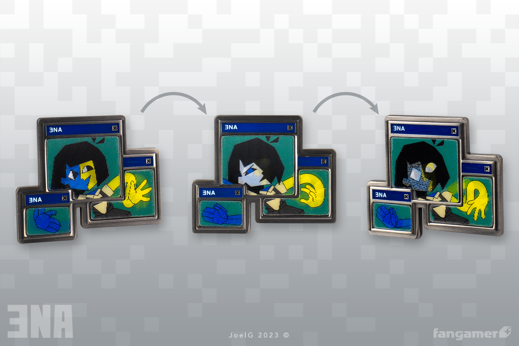 ENA」－ ENA レンチキュラーピンバッジ - Fangamer Japan