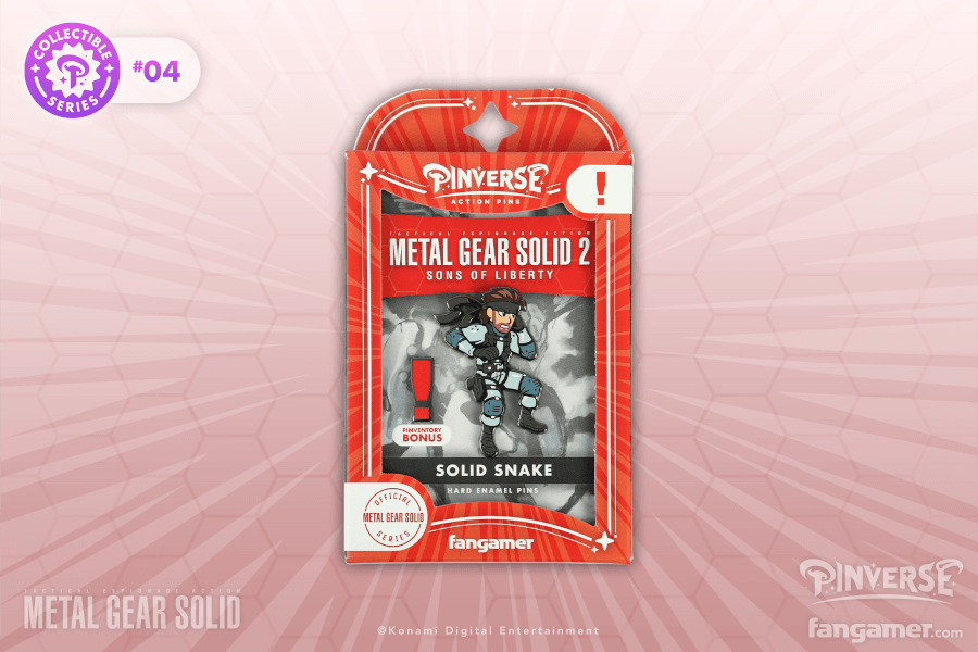 PINVERSE」- ソリッド・スネーク ピンバッジパック - Fangamer Japan PINVERSE」- ソリッド・スネーク ピンバッジパック - Fangamer Japan