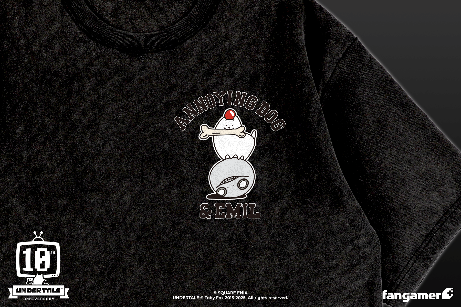 UNDERTALE × SQUARE ENIX - Annoying Dog Emil Tee - Fangamer Japan UNDERTALE × SQUARE ENIX - Annoying Dog Emil Tee - Fangamer Japan