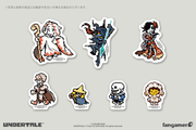 UNDERTALE×FINAL FANTASY ステッカーセット Thumbnail