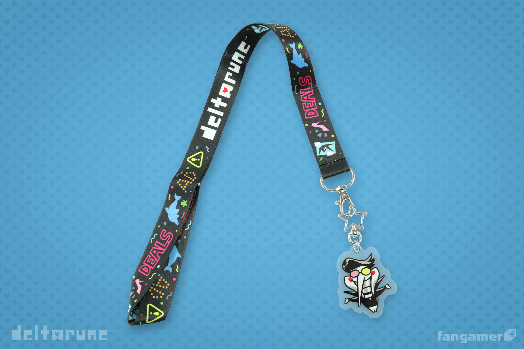 DELTARUNE」- サイバーシティ ネックストラップ - Fangamer Japan DELTARUNE」- サイバーシティ ネックストラップ - Fangamer Japan