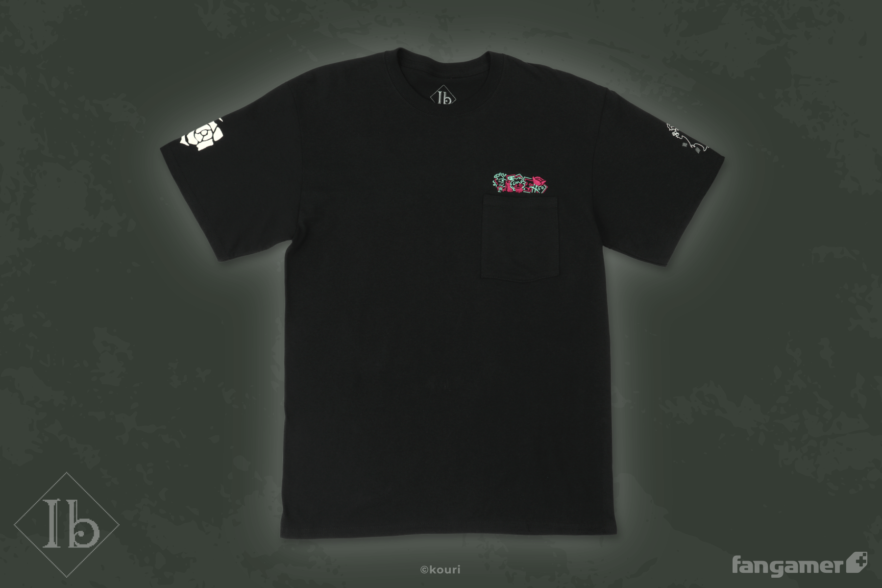 Ib」- 迷い込んだ美術館 ポケットTシャツ - Fangamer Japan Ib」- 迷い込んだ美術館 ポケットTシャツ - Fangamer Japan