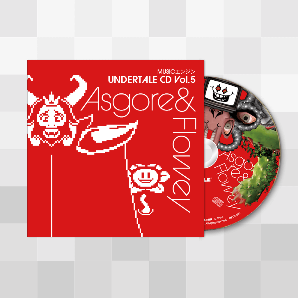 UNDERTALE」- MUSICエンジン UNDERTALE CD Vol. 5: Asgore & Flowey UNDERTALE」- MUSICエンジン UNDERTALE CD Vol. 5: Asgore & Flowey