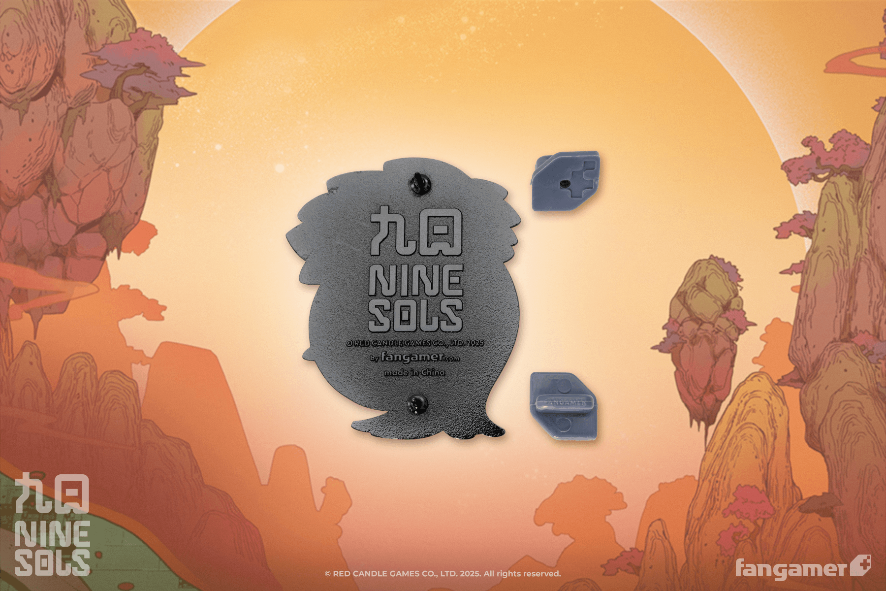 九日 Nine Sols」- 軒軒と笛 ピンバッジ - Fangamer Japan 九日 Nine Sols」- 軒軒と笛 ピンバッジ - Fangamer Japan