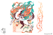 八咫鏡 ロングスリーブTシャツ Thumbnail