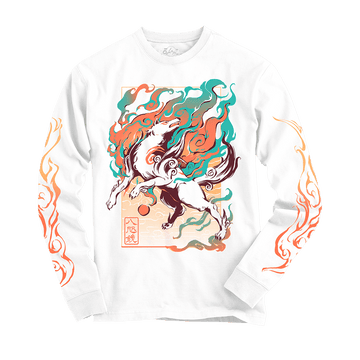 八咫鏡 ロングスリーブTシャツ