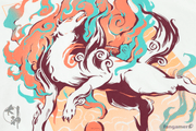 八咫鏡 ロングスリーブTシャツ Thumbnail