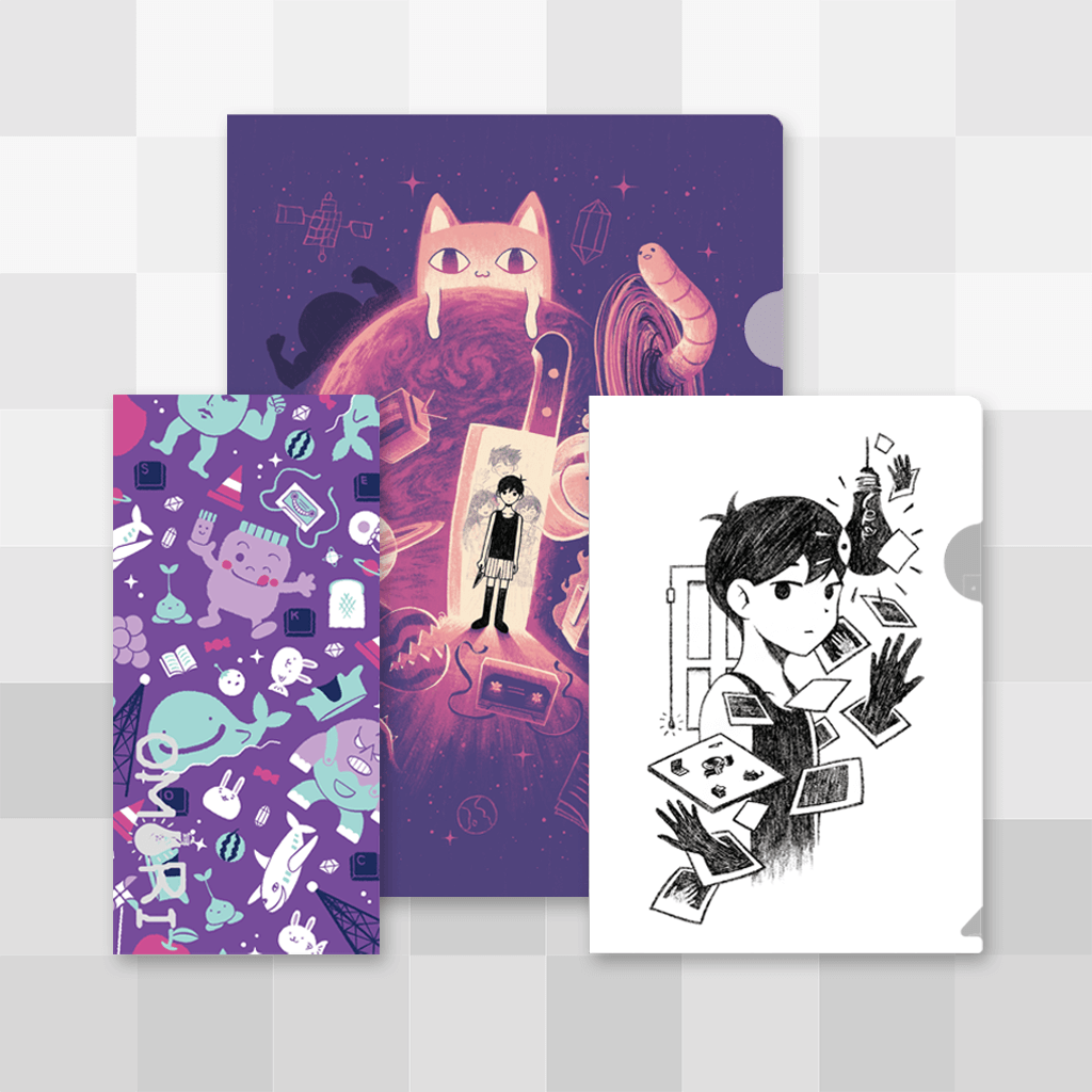 OMORI」- クリアファイル3種セット - Fangamer Japan OMORI」- クリアファイル3種セット - Fangamer Japan