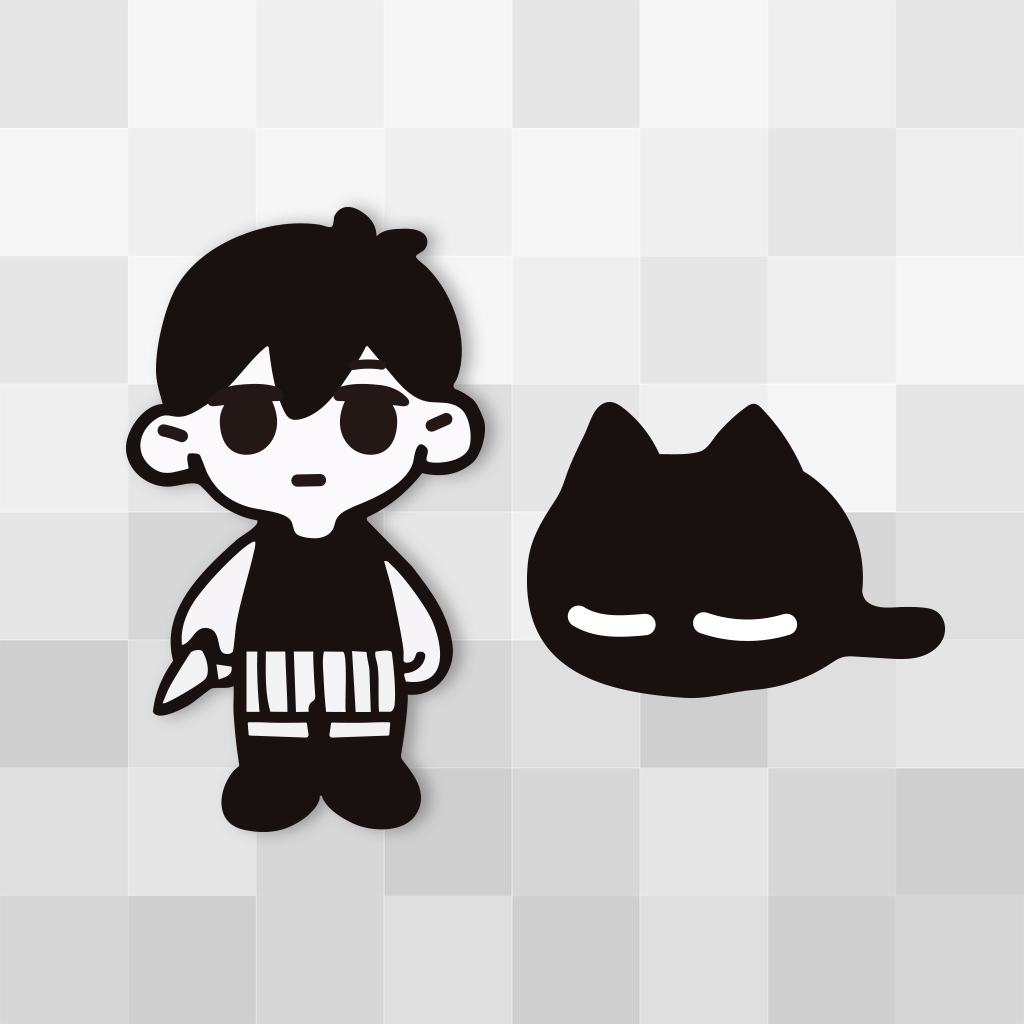 OMORI」－ キャラクターピンバッジセット オモリ - Fangamer Japan