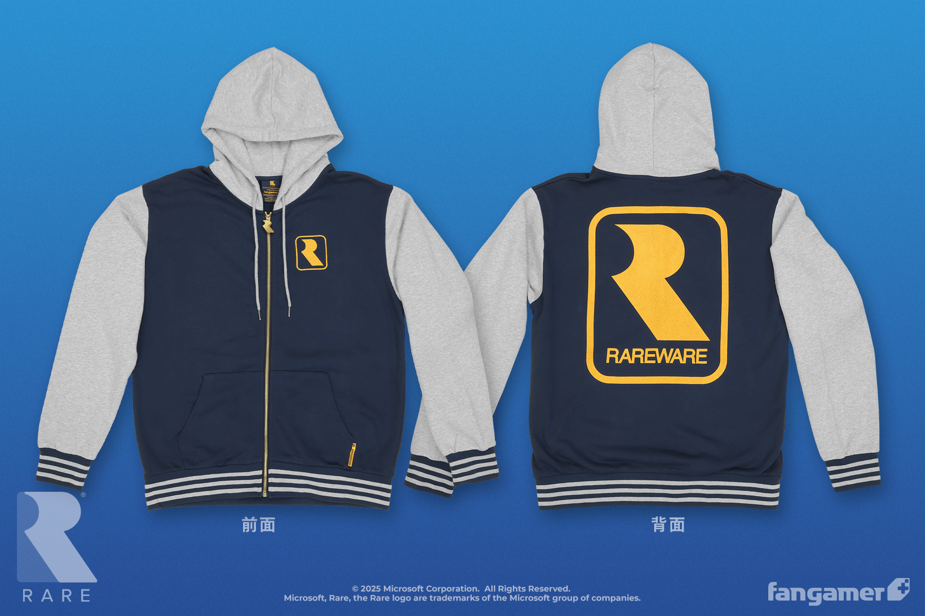 RARE」- レア社創立40周年 記念パーカー - Fangamer Japan RARE」- レア社創立40周年 記念パーカー - Fangamer Japan