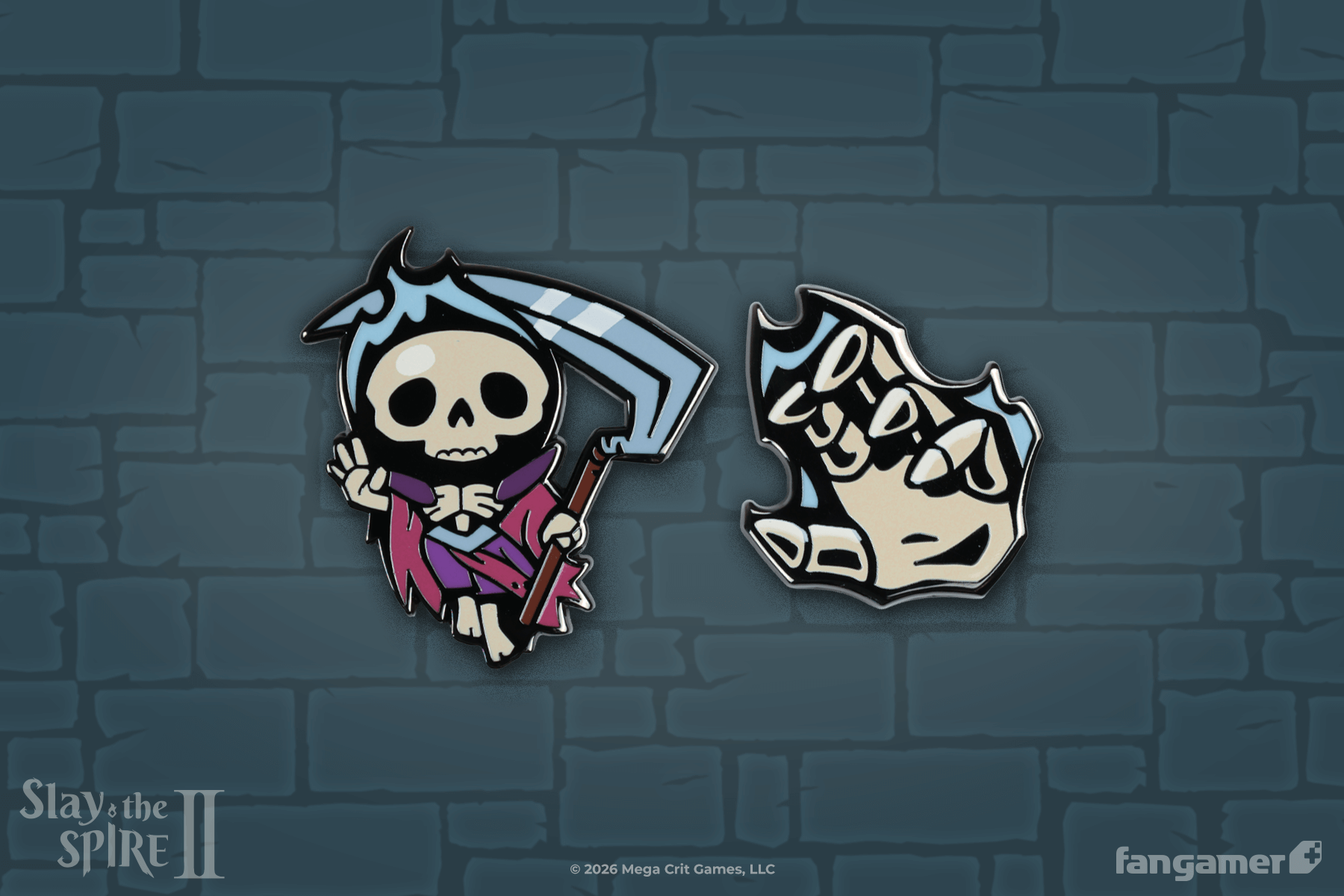 Slay the Spire 2」- ネクロバインダー ピンバッジセット - Fangamer Slay the Spire 2」- ネクロバインダー ピンバッジセット - Fangamer