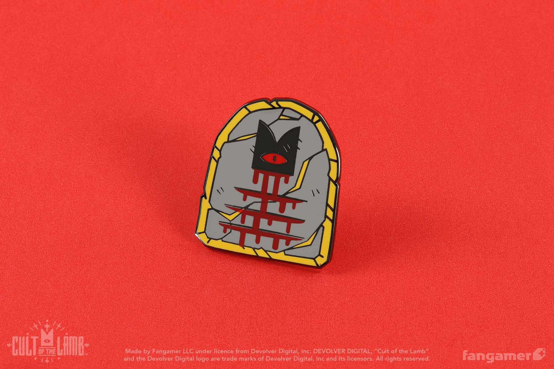 Cult of the Lamb」- 戒律石 ピンバッジ - Fangamer Japan Cult of the Lamb」- 戒律石 ピンバッジ - Fangamer Japan