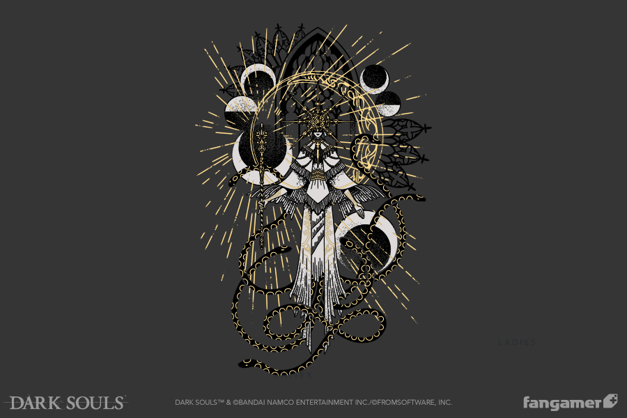 DARK SOULS」- 影の太陽グウィンドリン Tシャツ - Fangamer Japan DARK SOULS」- 影の太陽グウィンドリン Tシャツ - Fangamer Japan