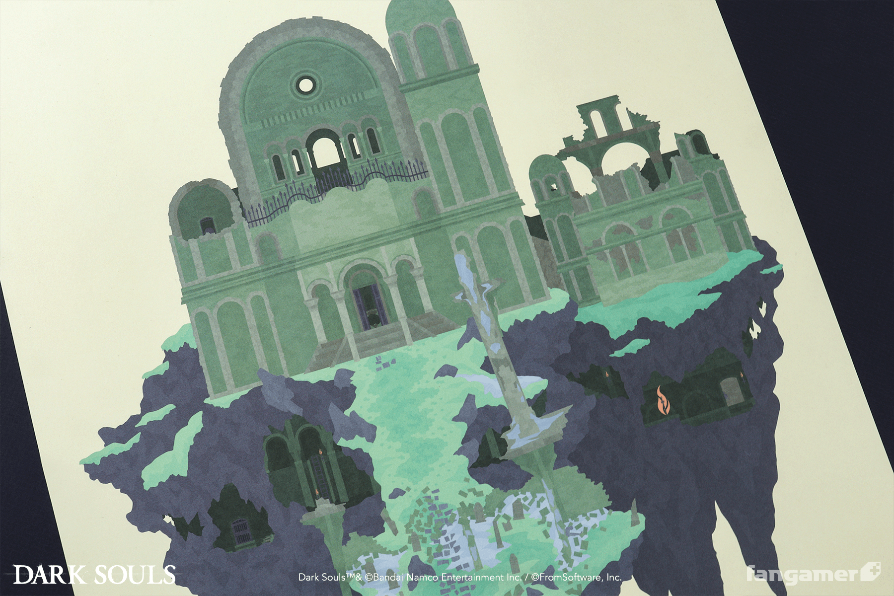 DARK SOULS」－ 北の不死院 ポスター - Fangamer Japan