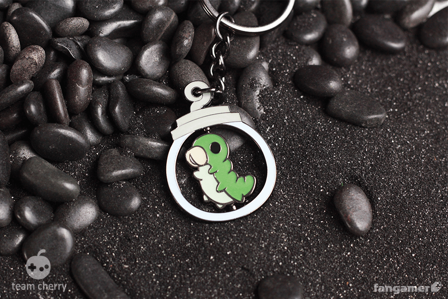 Hollow Knight」- 瓶詰イモムシのキーホルダー - Fangamer Japan Hollow Knight」- 瓶詰イモムシのキーホルダー - Fangamer Japan