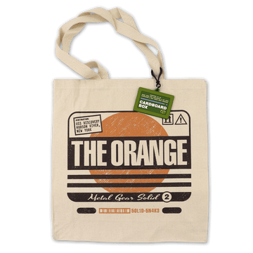 オレンジのダンボール箱 トートバッグ