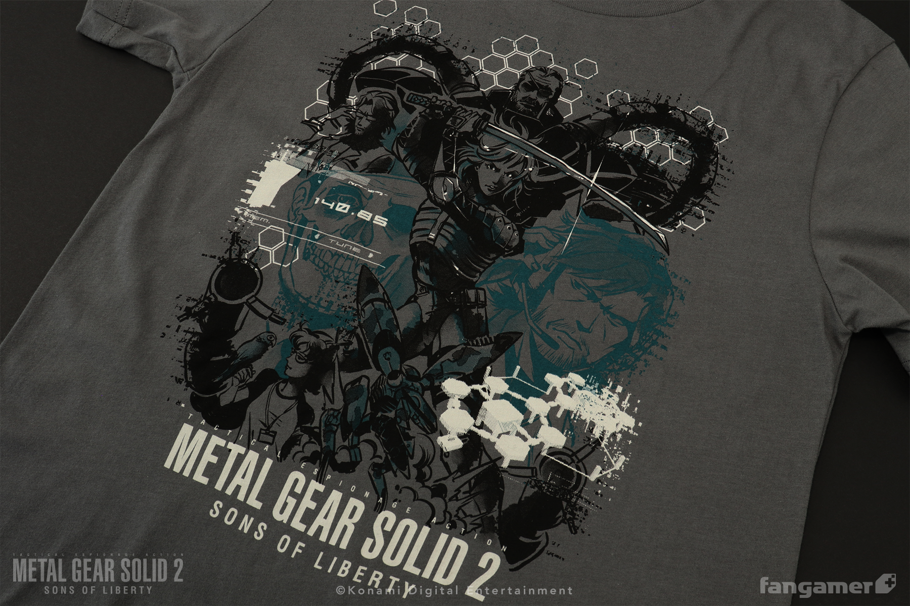 Tシャツ メタルギアソリッド2 ソリッドスネークmgs2 - Tシャツ