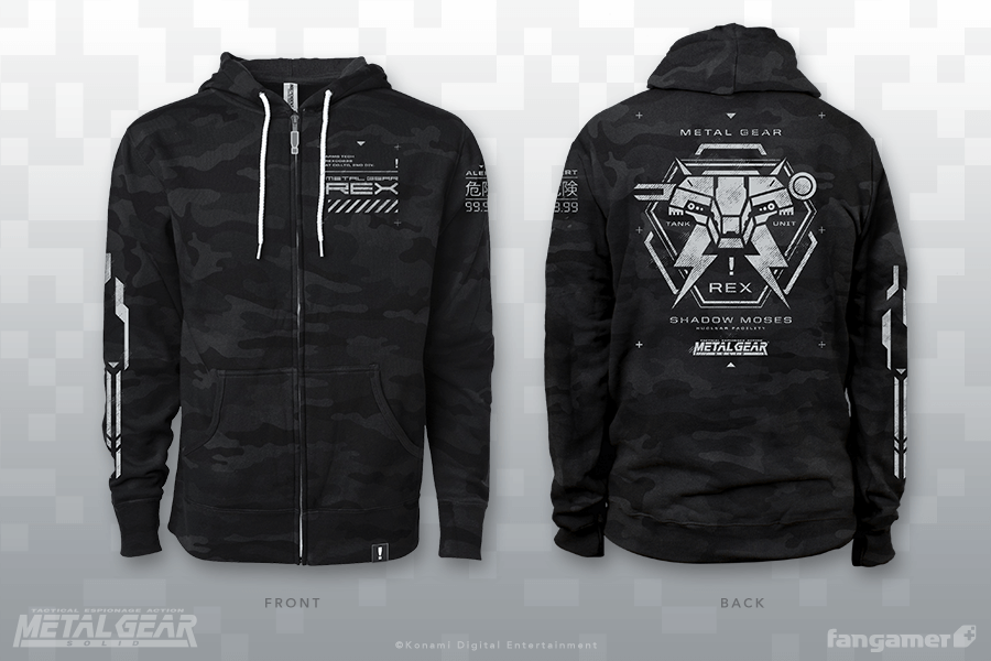 METAL GEAR SOLID」- MG-REXのパイロット パーカー - Fangamer Japan METAL GEAR SOLID」- MG-REXのパイロット パーカー - Fangamer Japan