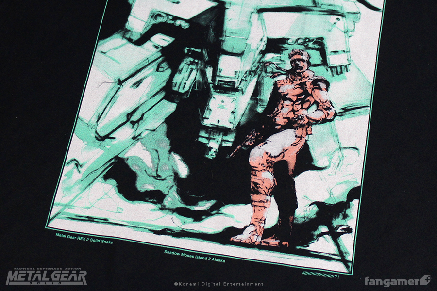 METAL GEAR SOLID」－ TACTICAL ESPIONAGE ACTION Tシャツ - Fangamer