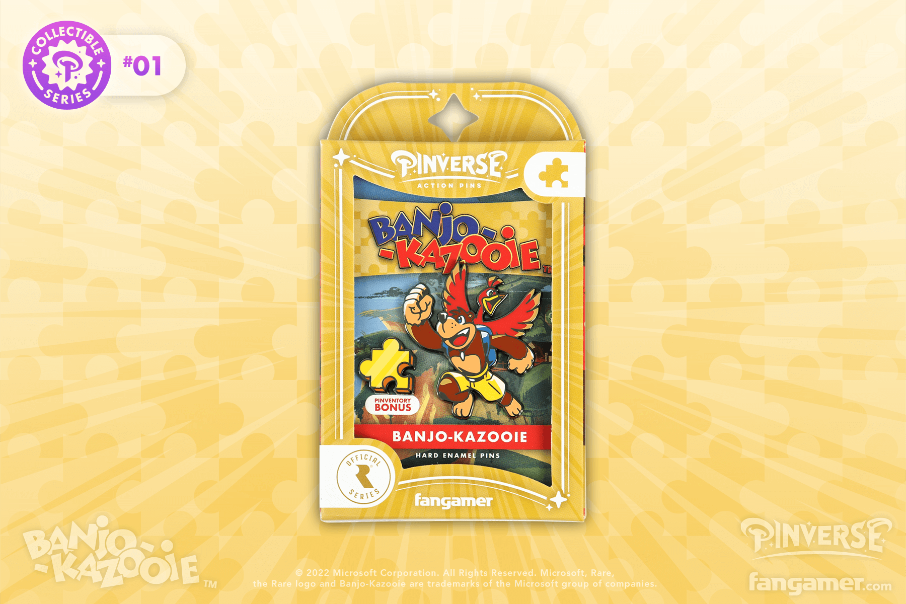 PINVERSE」- バンジョーとカズーイ ピンバッジパック - Fangamer Japan PINVERSE」- バンジョーとカズーイ ピンバッジパック - Fangamer Japan