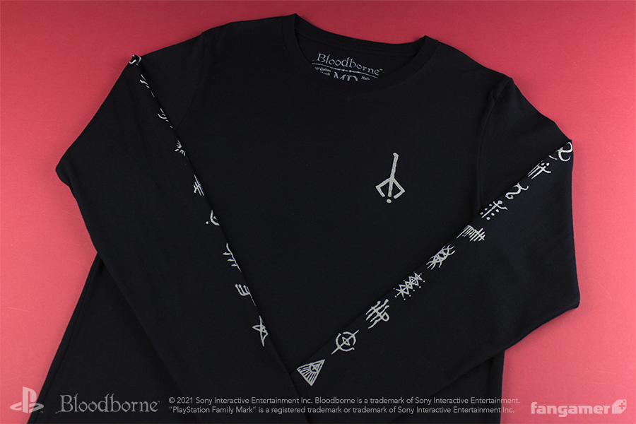 Bloodborne」－ カレル文字 ロングスリーブTシャツ - Fangamer Japan