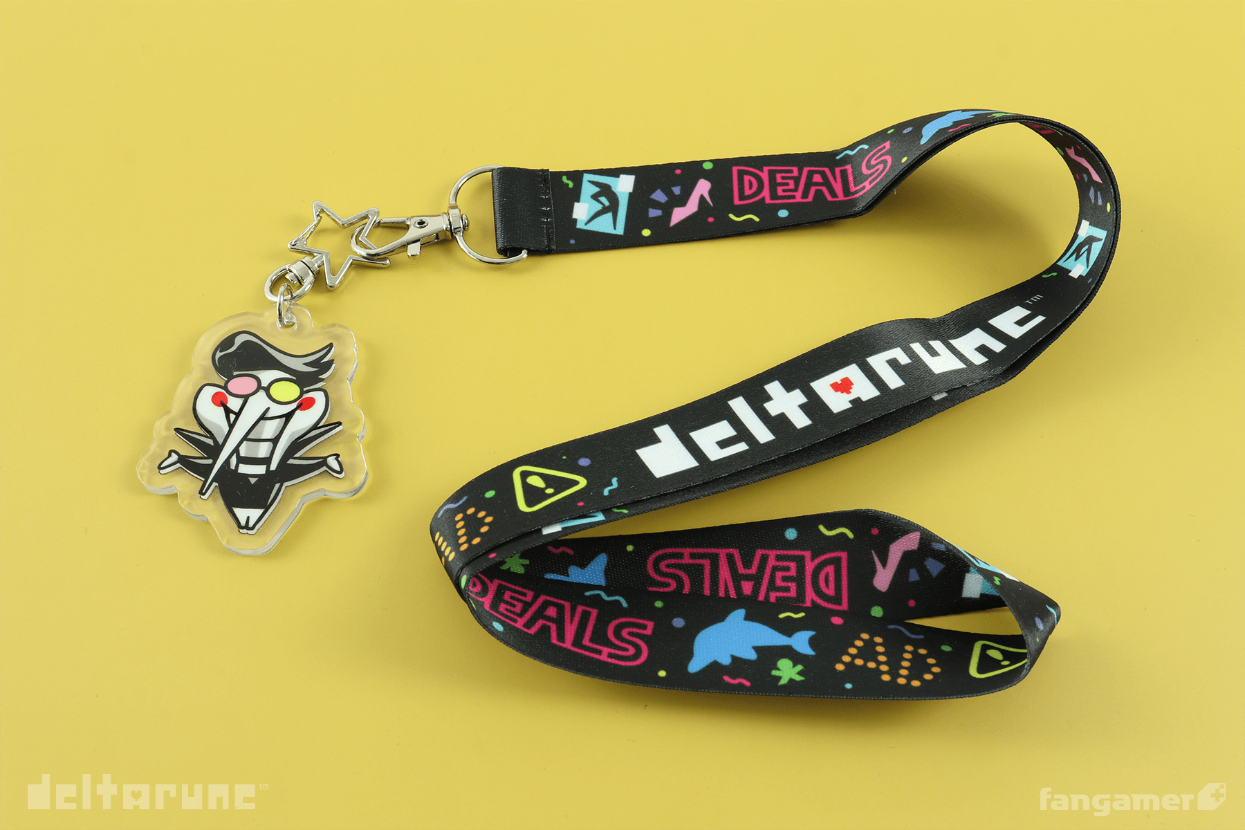 DELTARUNE」- サイバーシティ ネックストラップ - Fangamer Japan DELTARUNE」- サイバーシティ ネックストラップ - Fangamer Japan