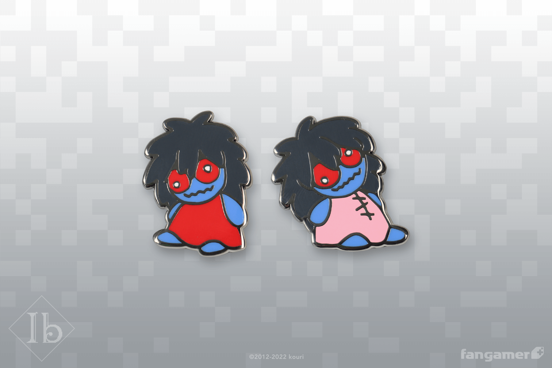 Ib」-キャラクターピンバッジセット4 青い人形 - Fangamer Japan Ib」-キャラクターピンバッジセット4 青い人形 - Fangamer Japan