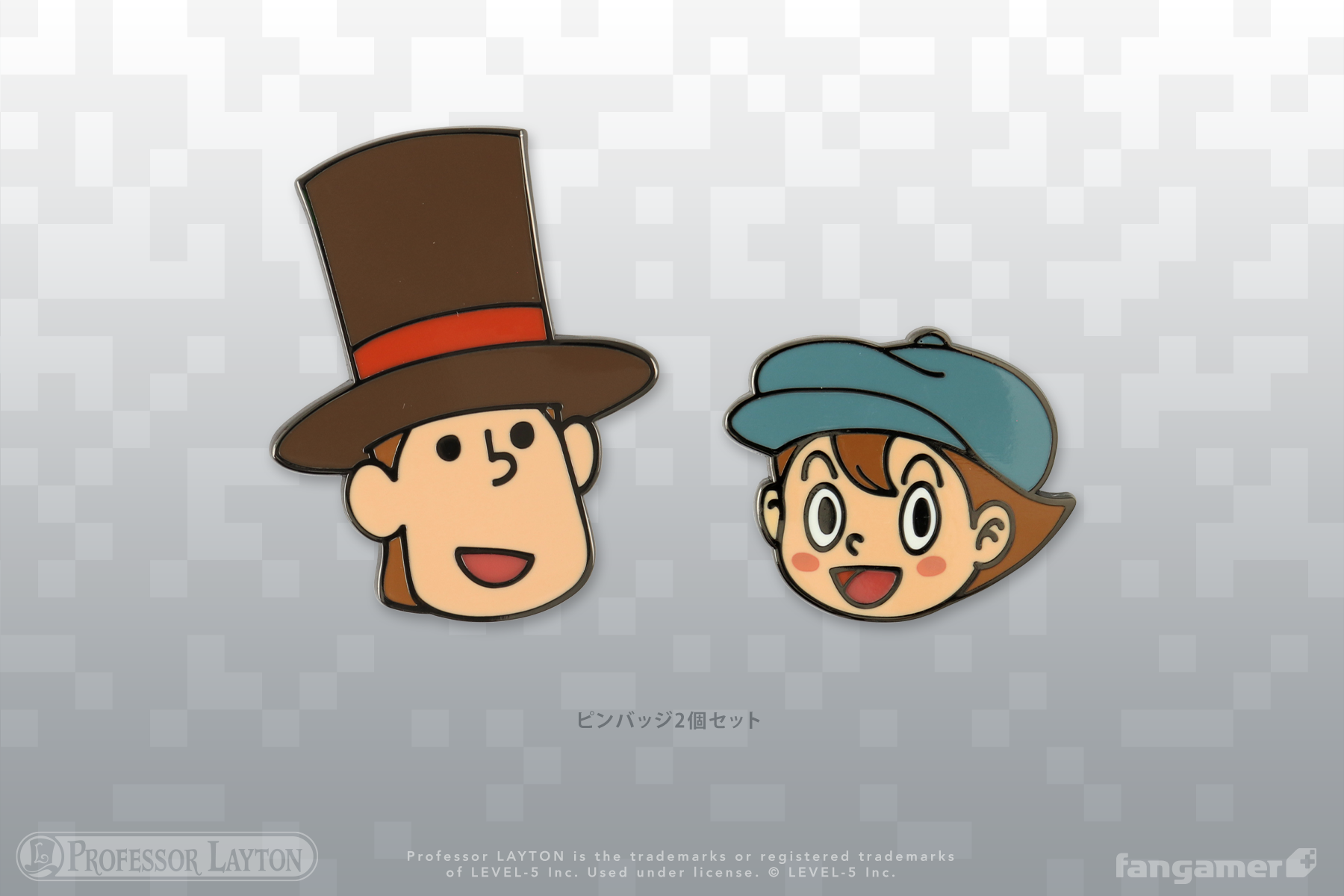 レイトン教授」- レイトン&ルーク ピンバッジセット - Fangamer Japan レイトン教授」- レイトン&ルーク ピンバッジセット - Fangamer Japan
