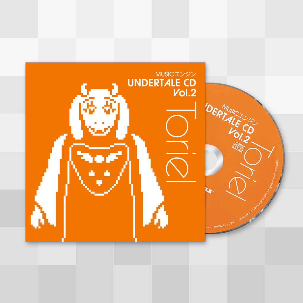UNDERTALE」- MUSICエンジン UNDERTALE CD Vol. 2: Toriel - Fangamer UNDERTALE」- MUSICエンジン UNDERTALE CD Vol. 2: Toriel - Fangamer