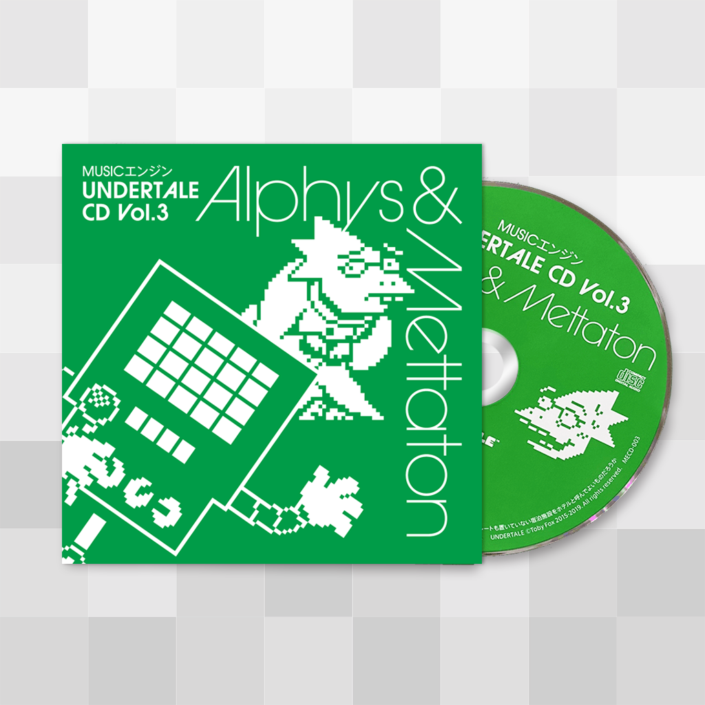「UNDERTALE」－ MUSICエンジン UNDERTALE CD Vol.3 Alphys & Mettaton Fangamer