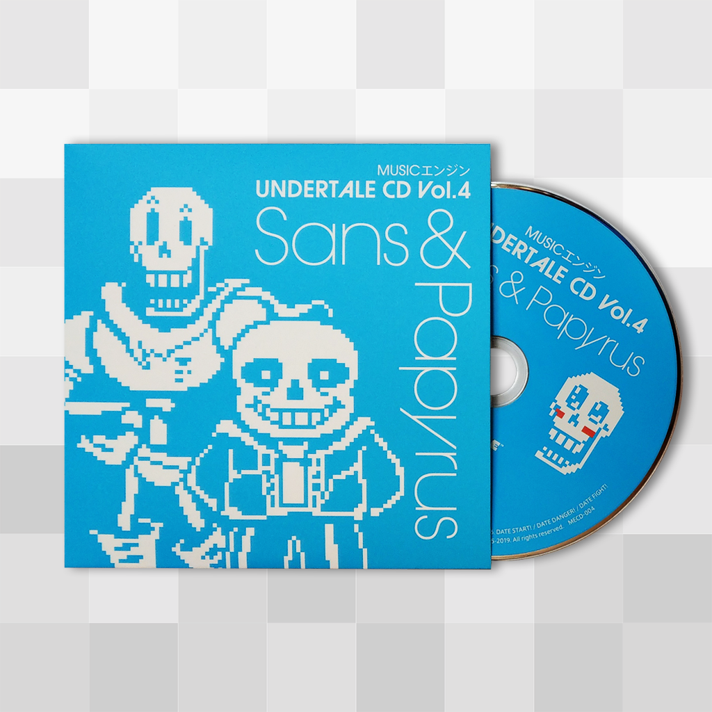 UNDERTALE」- MUSICエンジン UNDERTALE CD Vol. 4: Sans & Papyrus UNDERTALE」- MUSICエンジン UNDERTALE CD Vol. 4: Sans & Papyrus