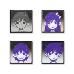 OMORI」- ケル“にこにこ” レンチキュラーピンバッジ - Fangamer Japan OMORI」- ケル“にこにこ” レンチキュラーピンバッジ - Fangamer Japan
