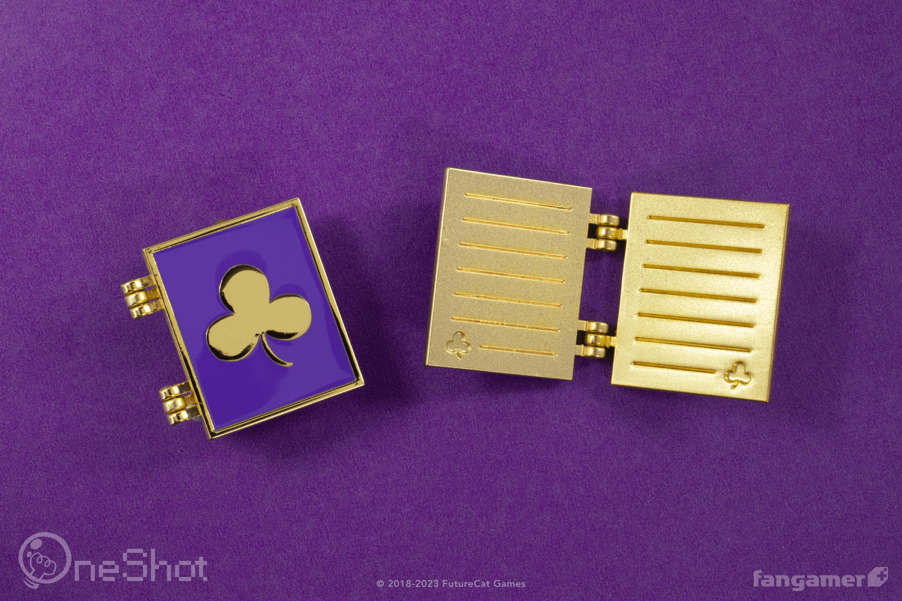 One Shot Pin 「OneShot」- 日記 折りたたみピンバッジ - Fangamer Japan