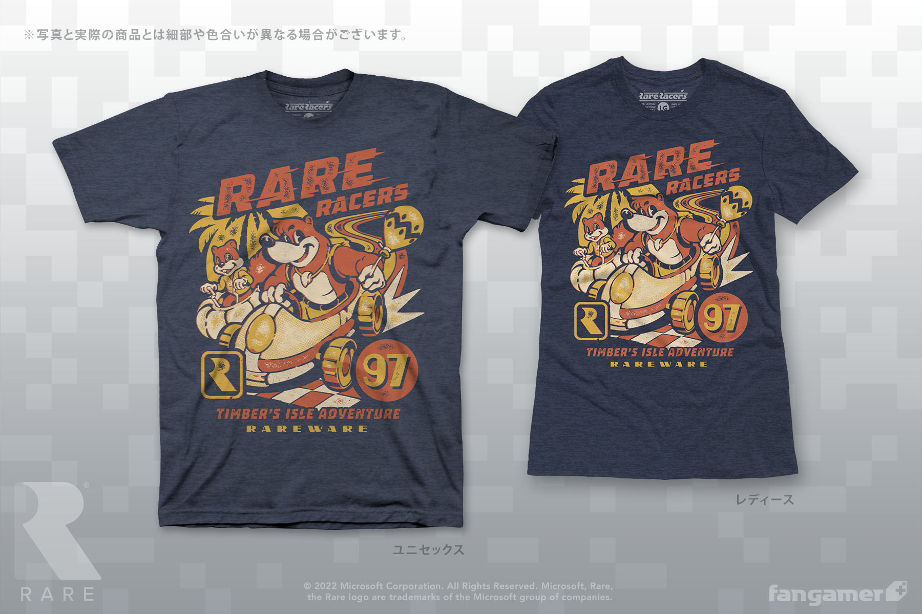 RARE」- Rare Racers Tシャツ - Fangamer Japan RARE」- Rare Racers Tシャツ - Fangamer Japan