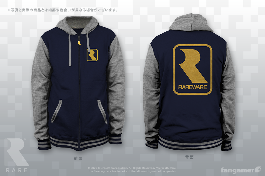 RARE」－RAREWARE カレッジパーカー Fangamer Japan