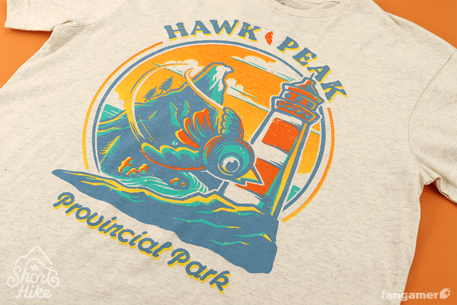 A Short Hike」－ ホークピーク州立公園 Tシャツ - Fangamer Japan