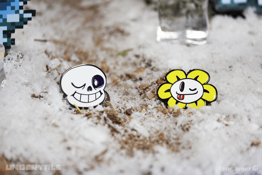 UNDERTALE」－ キャラクターのピンバッジ（セット1） - Fangamer Japan