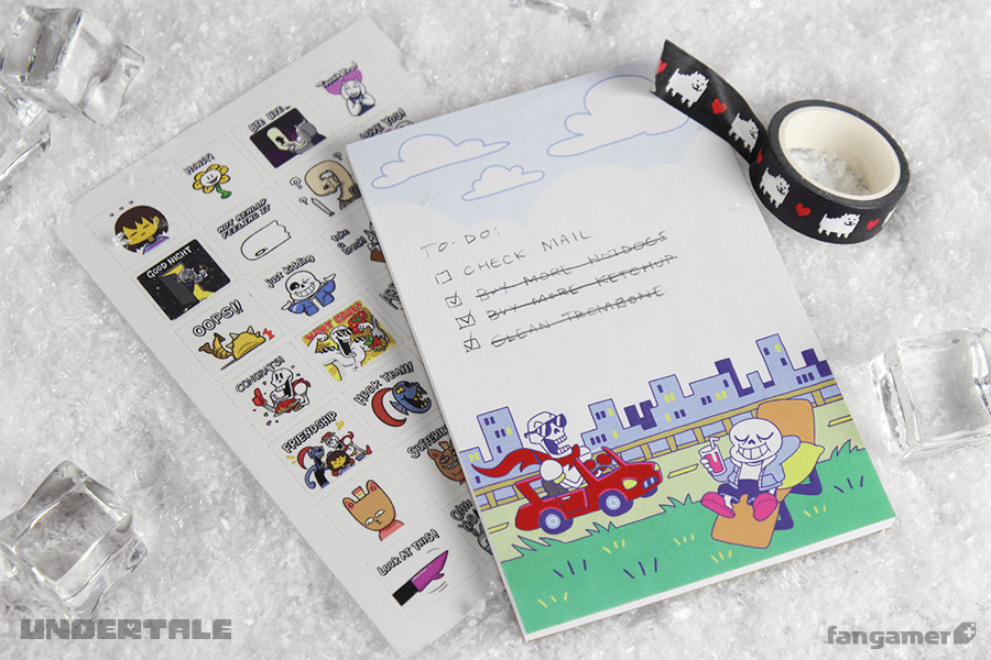 UNDERTALE」－ ステーショナリーセット - Fangamer Japan