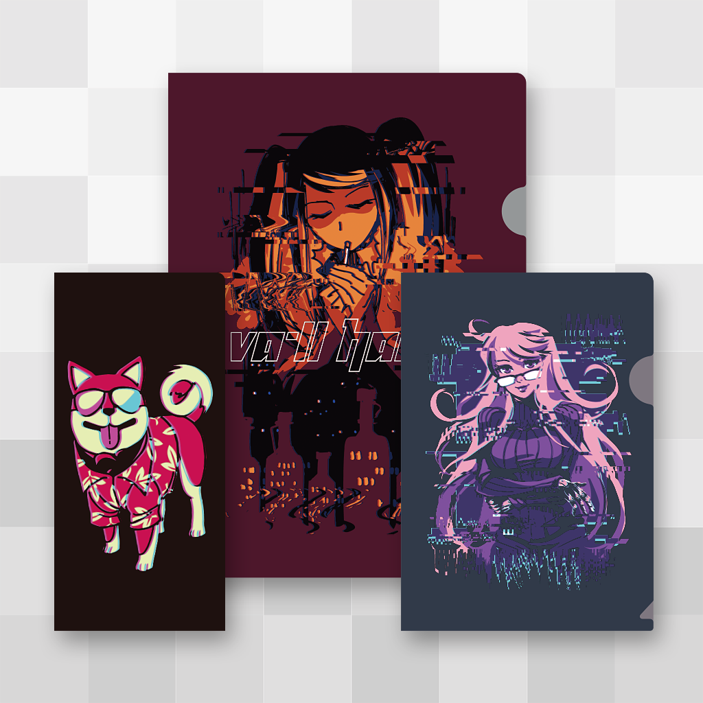 VA-11 Hall-A」- クリアファイル 3種セット - Fangamer Japan VA-11 Hall-A」- クリアファイル 3種セット - Fangamer Japan